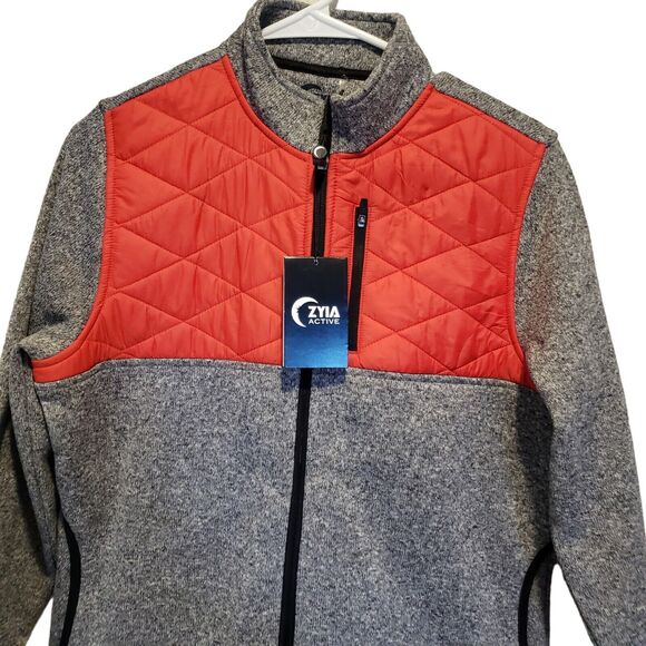 NWT Zyia Active Red Quilted Ash Cabin Jacket - Womens Large with tags - Picture 4 of 10